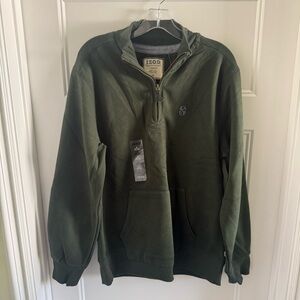 IZOD green half-zip sweatshirt - size M